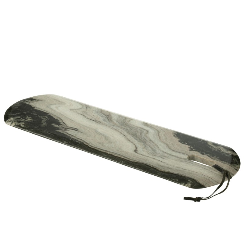 Marmonoir Planche à découper en marbre noir/gris