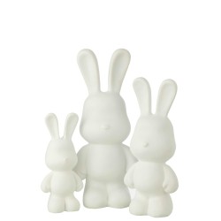 EDDY Statue lapin en polyrésine