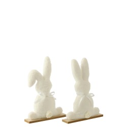 Cleo Lapin statuette cutie Blanc