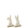Cleo Lapin statuette cutie Blanc