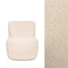 Fauteuil Eve tissu bouclette /Naturel