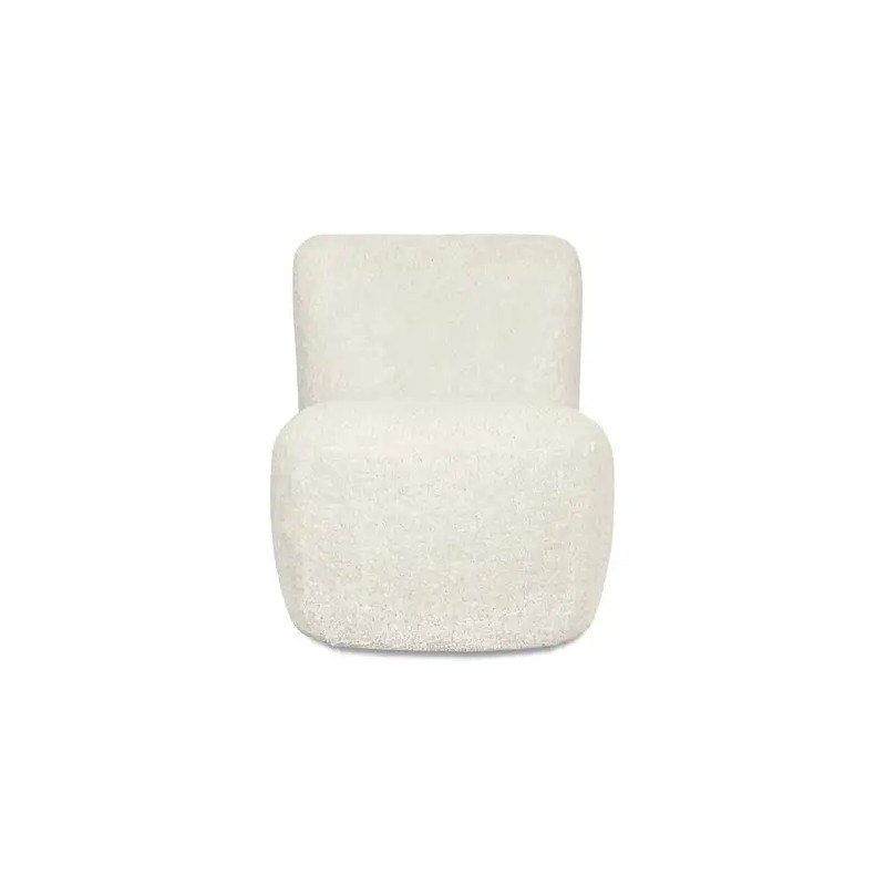 Fauteuil Eve tissu bouclette /Naturel