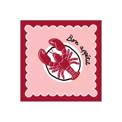Serviette papier Homard x20