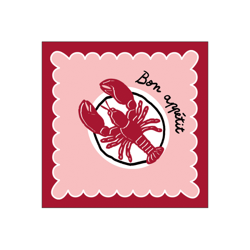 Serviette papier Homard x20