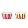 The Bella S/2 Bols apero/tapas Ocre Rouille