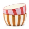 The Bella S/2 Bols apero/tapas Ocre Rouille