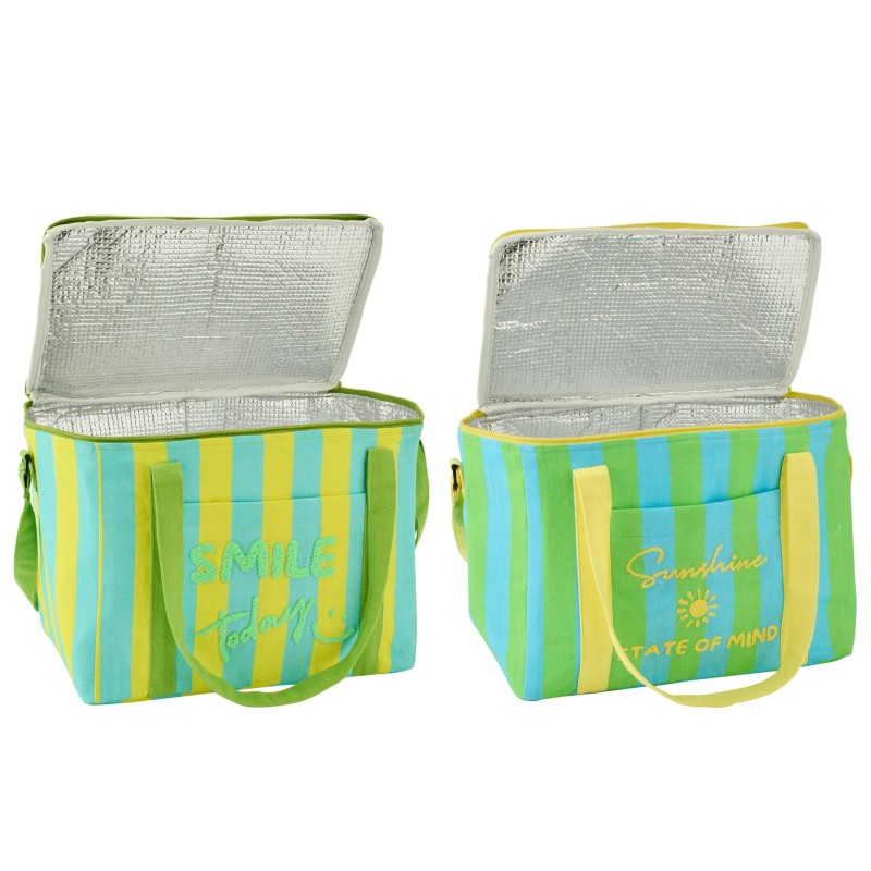 Sac lunch Xl Sunshine/Smile Jaune ou Vert