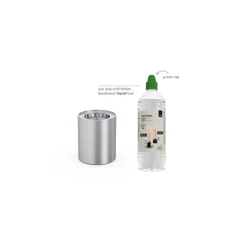 SPIN 900 Bio-Burner avec Eco-Ring et Couvercle Extincteur