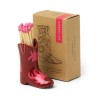 Botte Porte-allumettes en céramique Nashville (25 pièces) - Rouge & Rose