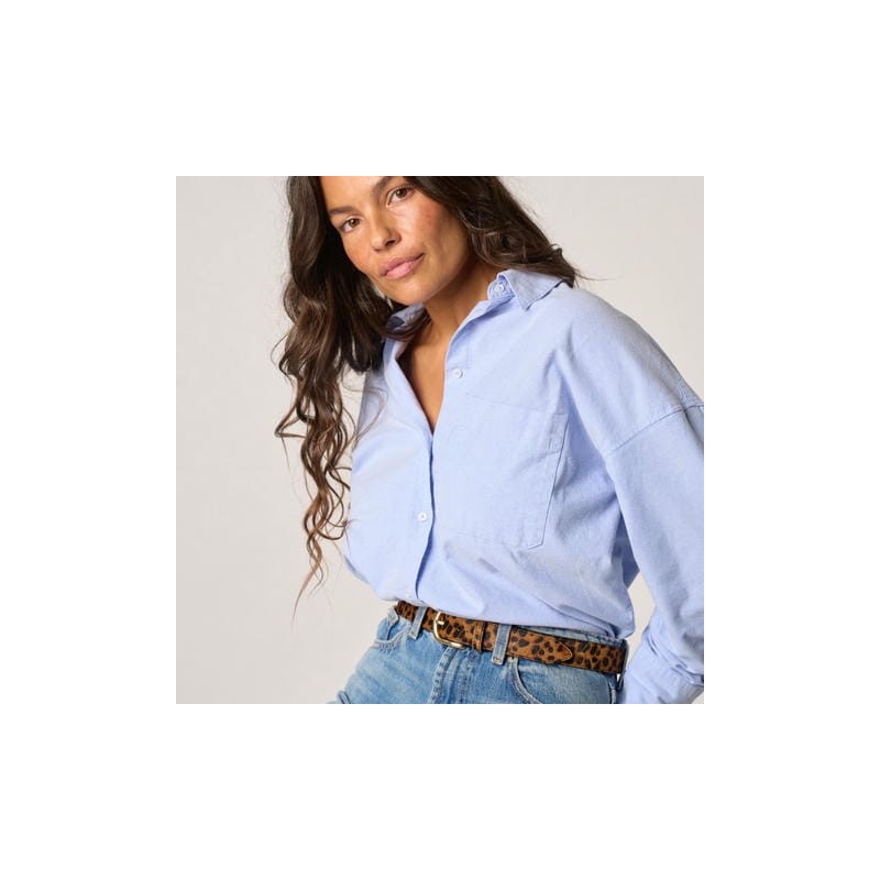 Ceinture en cuir fantaisie / Leopard