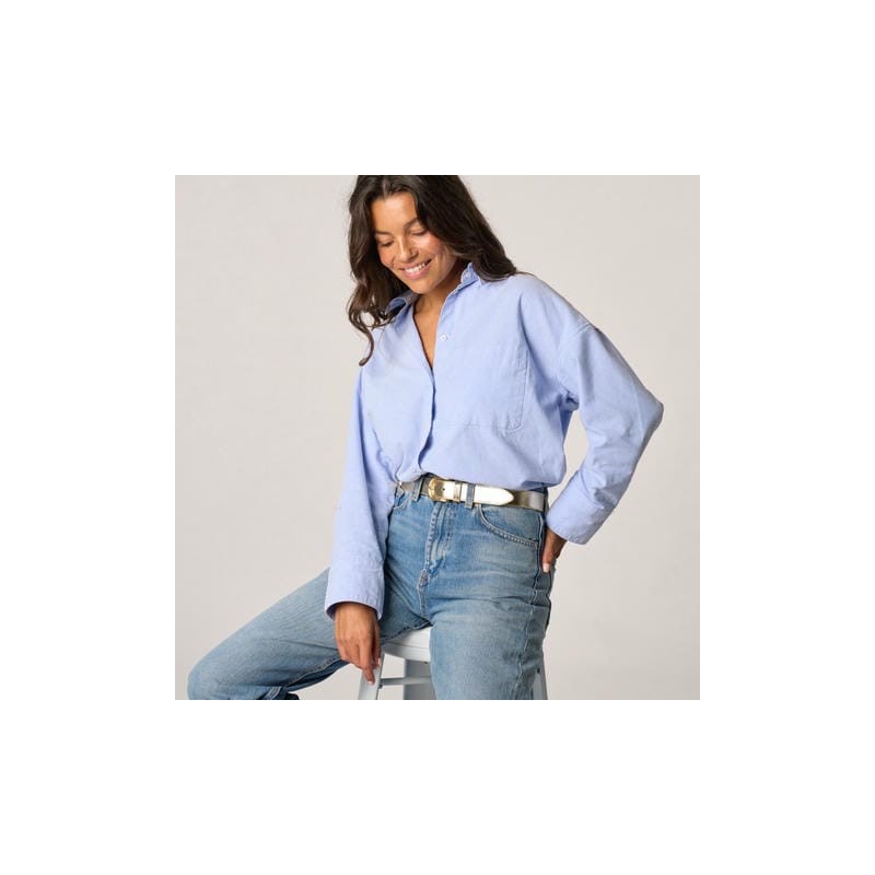 Ceinture en cuir fantaisie / Gold