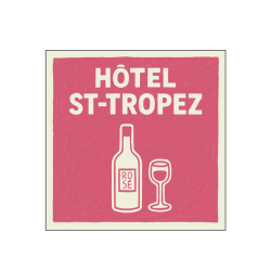 Serviette papier Hôtel St-Tropez x20