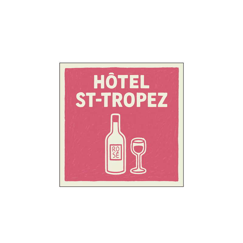 Serviette papier Hôtel St-Tropez x20
