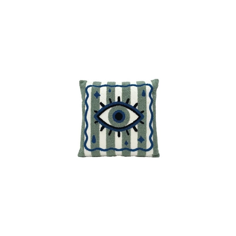 Coussin Influence Oeil bleu 40x40
