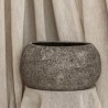 CAVE Vase Bas /Gris
