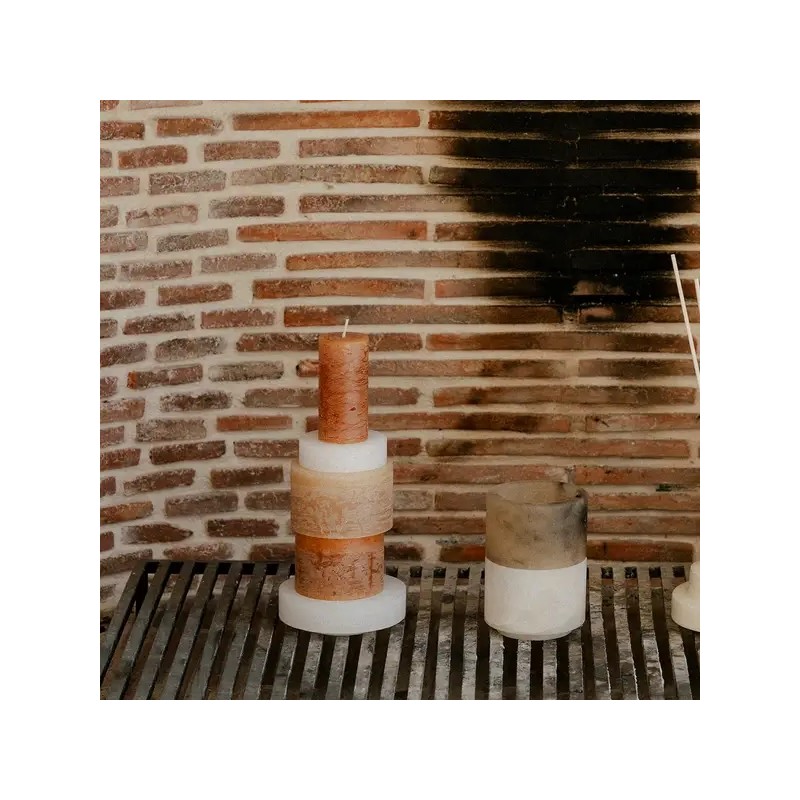 Boîte de bougies empilables 03 Beige - Stan Editions