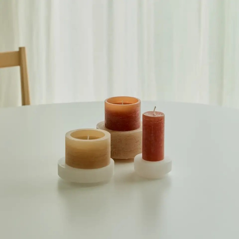 Boîte de bougies empilables 06 Beige - Stan Editions