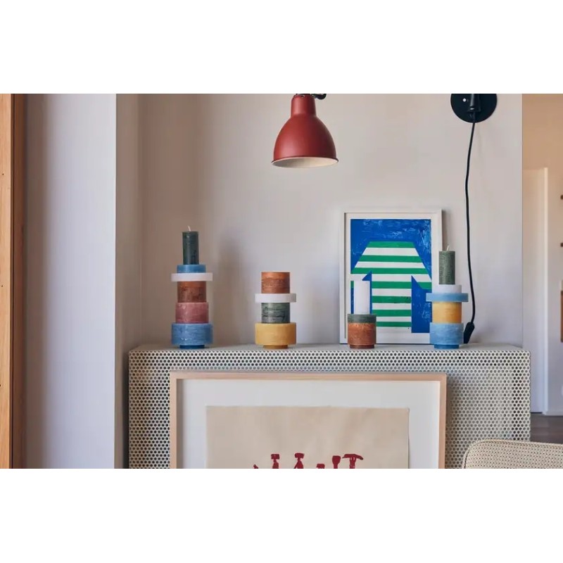 Boîte de bougies empilables 06 Jaune - Stan Editions