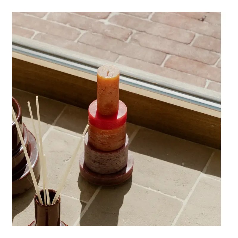 Boîte de bougies empilables 06 Burgundi - Stan Editions