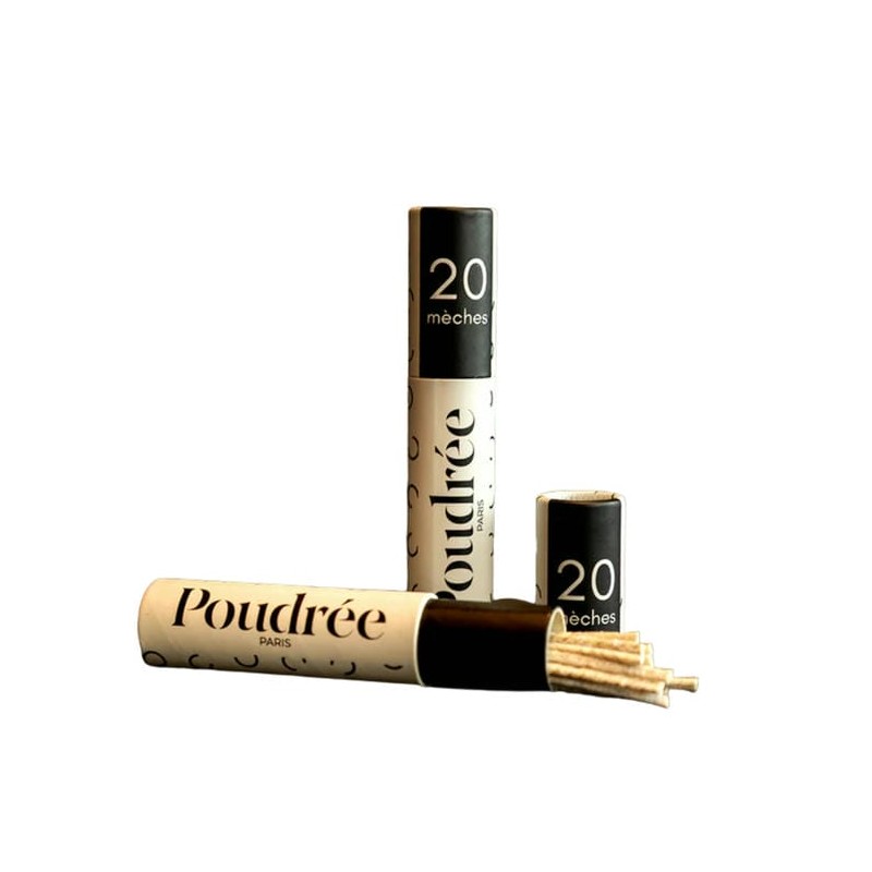 Recharge de 20 mèches /Bougie Poudrée