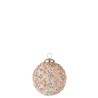 Boule de noel paillettes multi