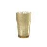 Bougie M chic dorée/paillettes XXL