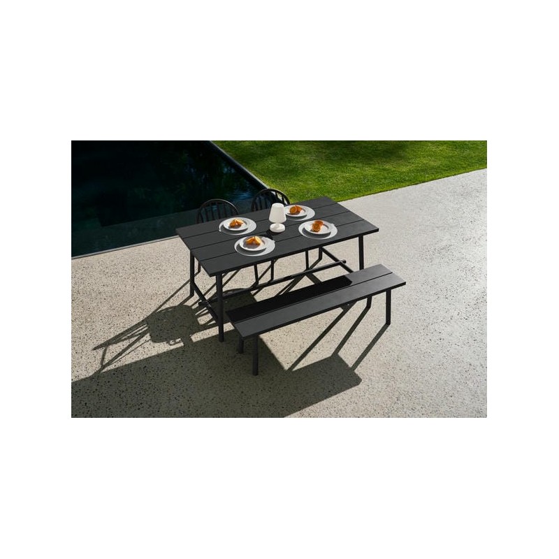 Fred’s Bench – Banc de jardin design 3 places en aluminium | Fatboy