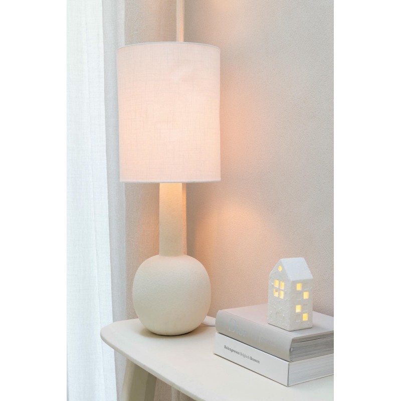 Maisons en porcelaine LED S/3 Blanches