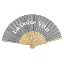 Éventail à Paillettes Gris – La dolce Vita