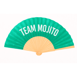Éventail à Paillettes Vert – Team Mojito