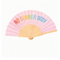 Éventail à Paillettes rose – No summer body