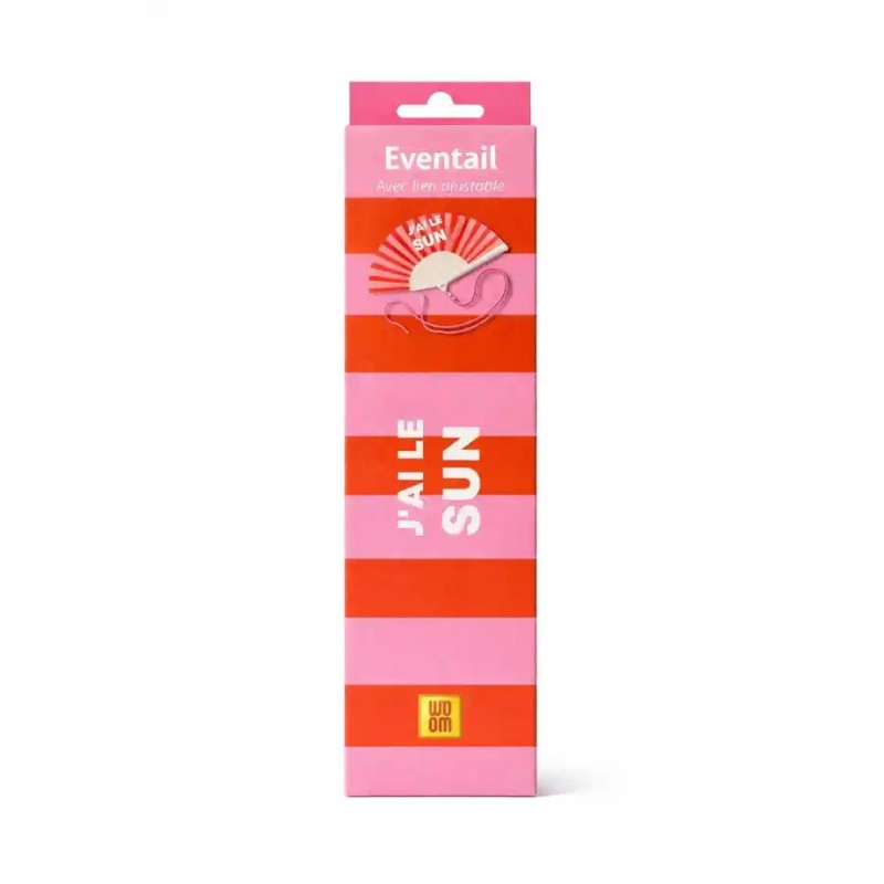 Éventail fushia/rose – J'ai le Sun