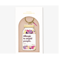 Porte-clés Allergic to Stupid People | Cadeau Humour - All The Ways To