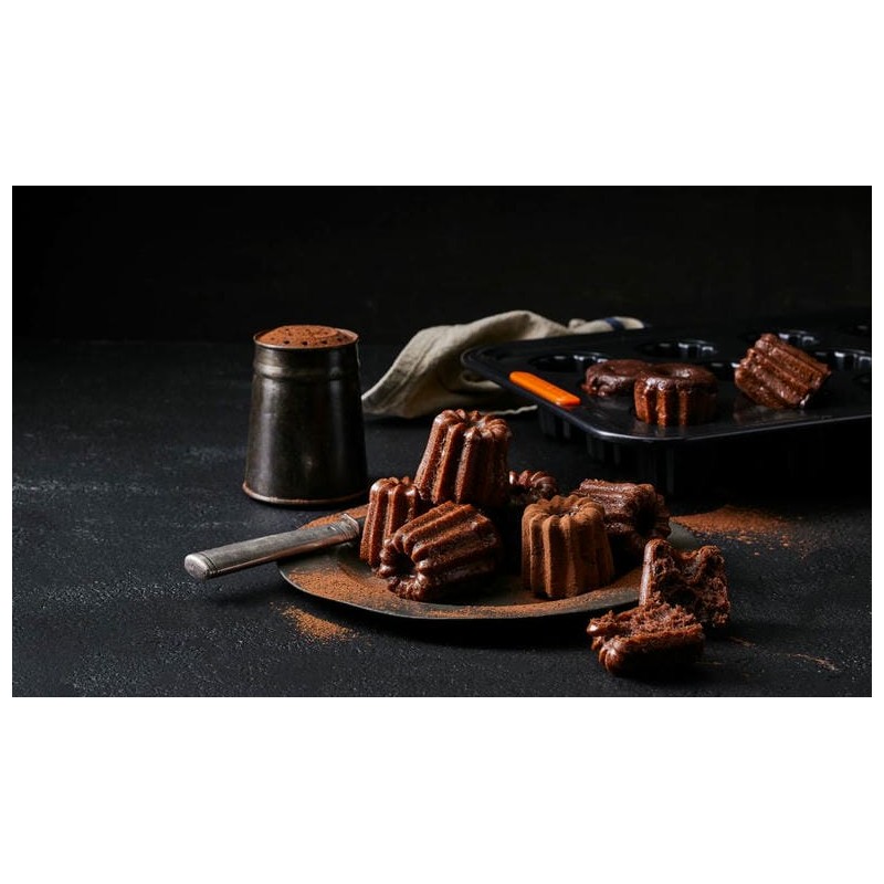 Moule à 12 cannelés Le Creuset | Acier carbone antiadhérent