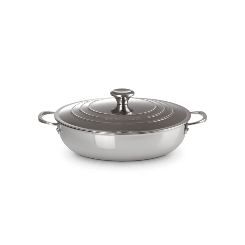Sauteuse Provençale en Inox Signature avec Couvercle