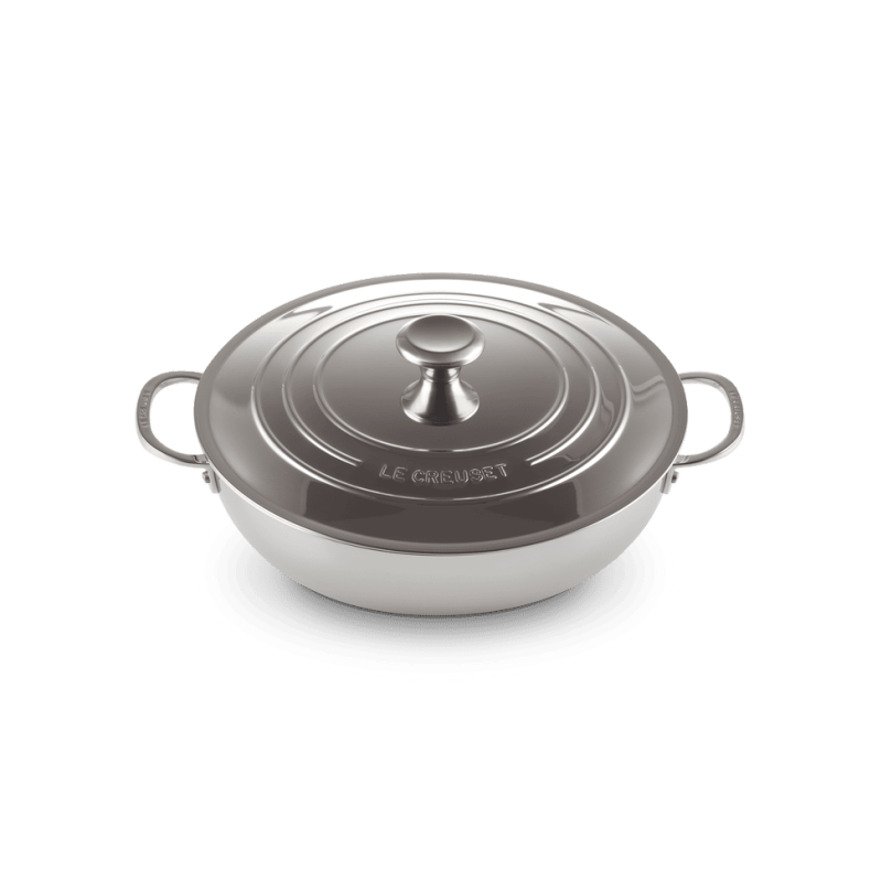 Sauteuse Provençale en Inox Signature avec Couvercle