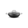 Sauteuse Provençale Anti-Adhérente Les Forgées avec Couvercle en Verre