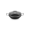 Sauteuse Provençale Anti-Adhérente Les Forgées avec Couvercle en Verre