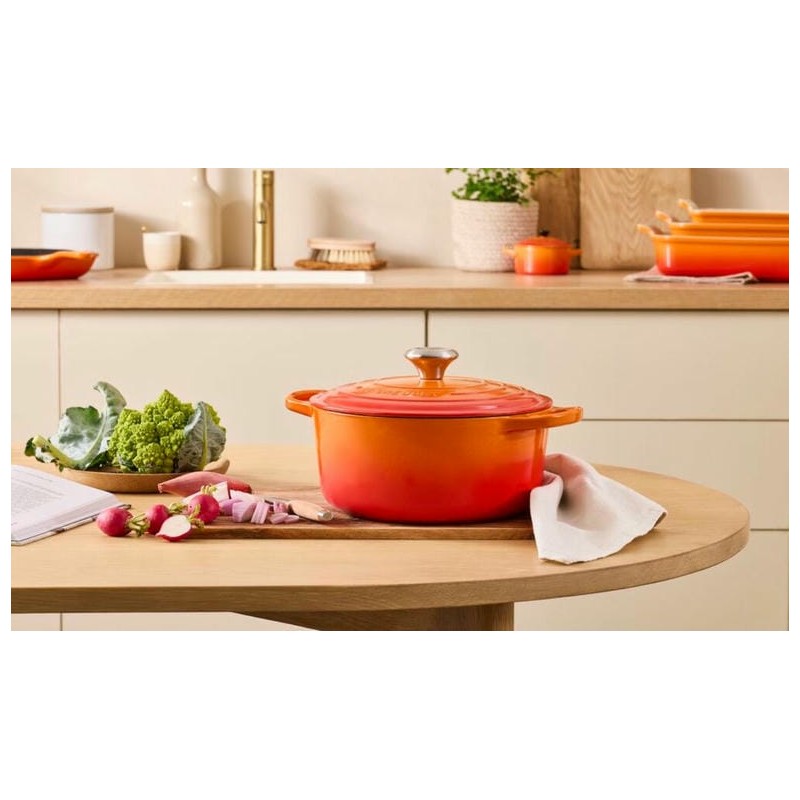 Cocotte ronde en fonte émaillée Ø 28 cm