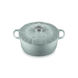 Cocotte ronde Pétales en fonte émaillée Ø 26 cm