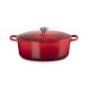 Cocotte Ovale en fonte émaillée 33 cm
