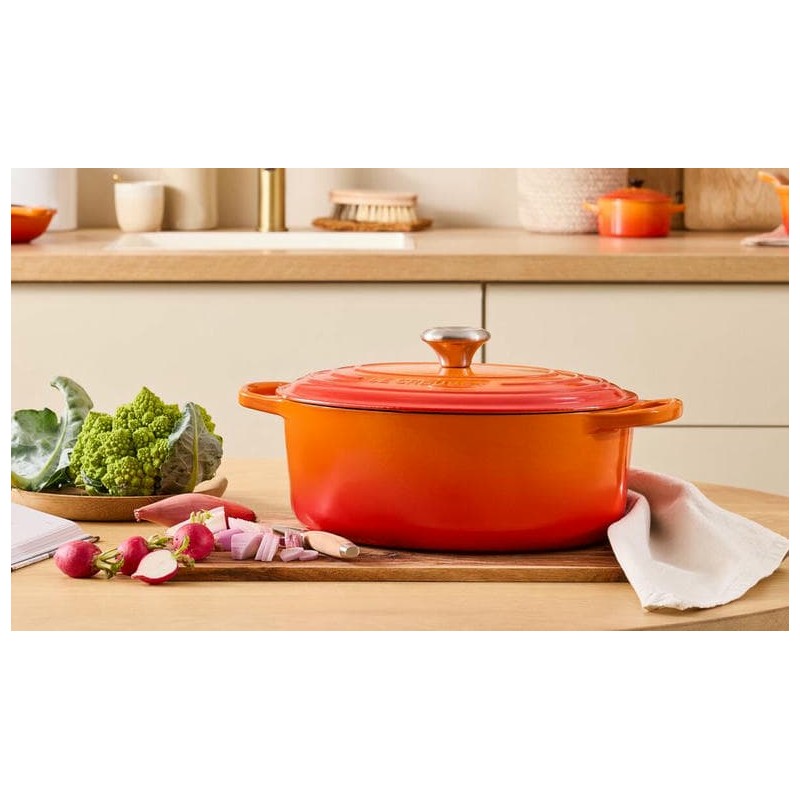 Cocotte Ovale en fonte émaillée 33 cm