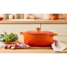 Cocotte Ovale en fonte émaillée 33 cm