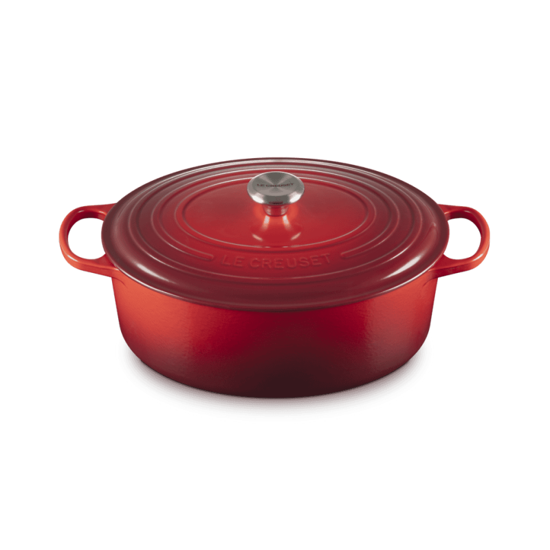 Cocotte Ovale en fonte émaillée 33 cm