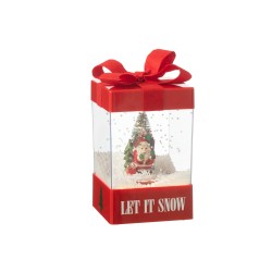 Boîte à neige Noel Led + Musique