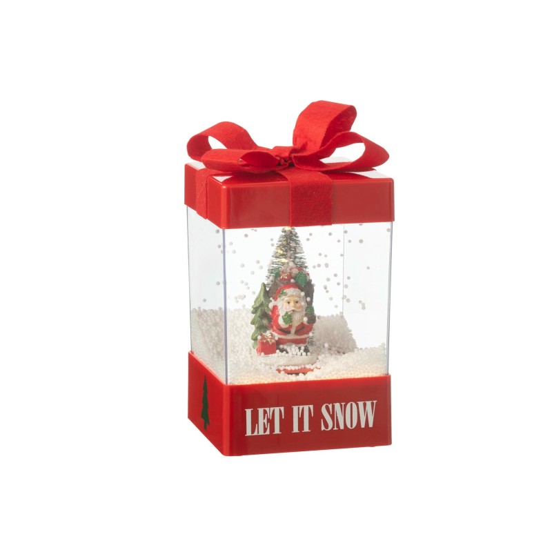 Boîte à neige Noel Led + Musique