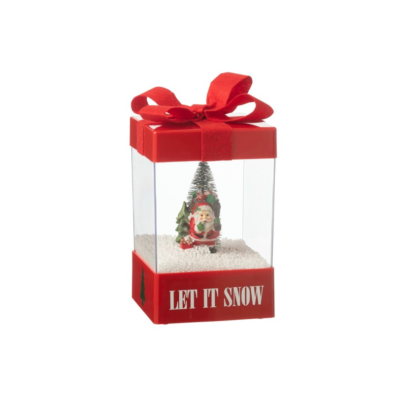 Boîte à neige Noel Led + Musique