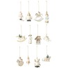 Boîte 12 suspensions en bois