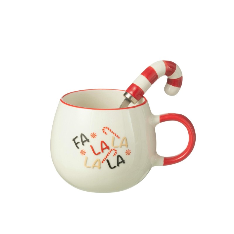 Mug avec sa cuillière sucre d'orge (boîte cadeau)