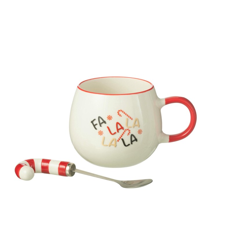 Mug avec sa cuillière sucre d'orge (boîte cadeau)